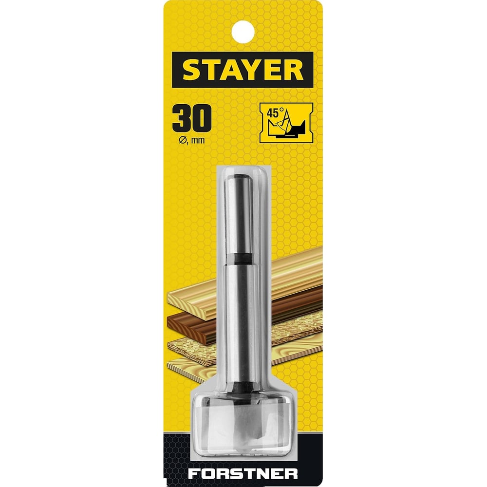 Сверло Форстнера по дереву STAYER сверло форстнера по дереву stayer 29985 30 с направляющей 30x8 мм