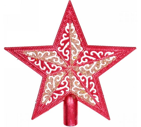 Изображение товара Звезда на ёлку Серпантин "Королева праздника" 15х15 см 201-2223