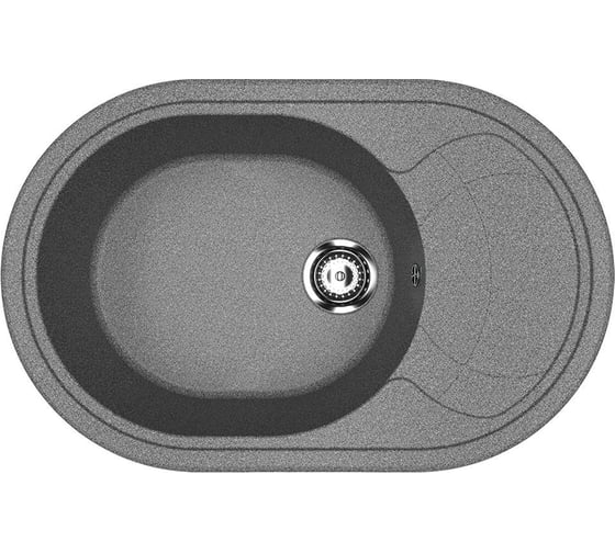Изображение товара Кухонная мойка ULGRAN темно-серый U-610-309