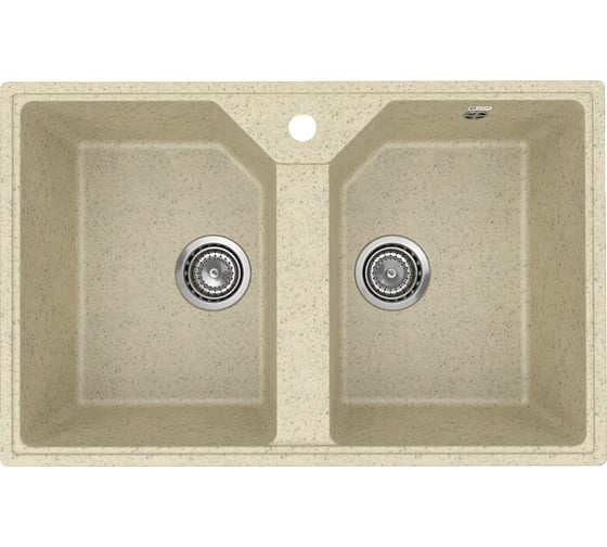 Изображение товара Кухонная мойка ULGRAN Practik слоновая кость PR-M 770-002