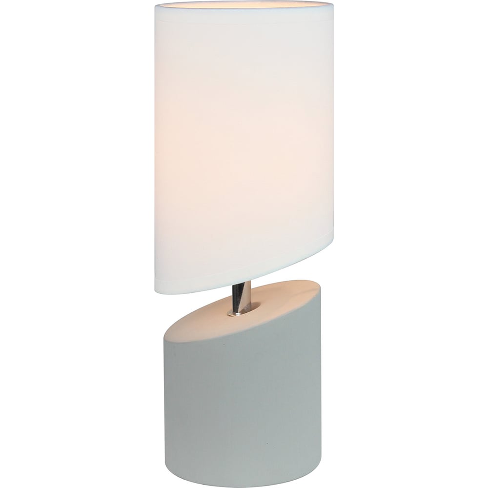 Настольный светильник ESCADA 10158-T E14x40W серый. Белый 10158/T White/Grey