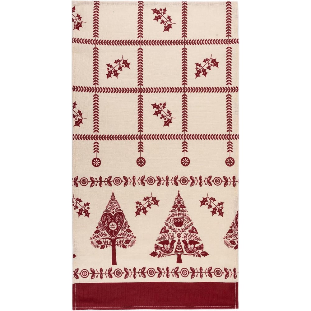 Изображение товара Полотенце Доляна Merry Christmas 40x70 см, 100% хлопок, рогожка 164 г/м2 4980257