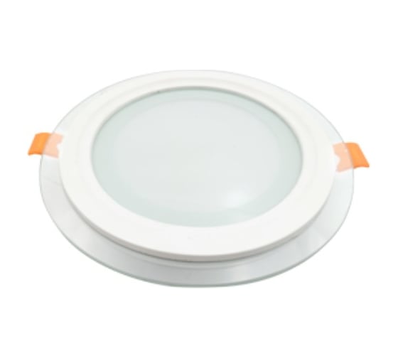 Изображение товара Светильник встраиваемый Ecola LED downlight 1042 Круглый даунлайт со стеклом и подсветкой с драйвером 12W 220V 4200K 160x35 DGRV12ELC