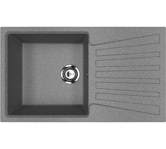 Изображение товара Кухонная мойка ULGRAN темно-серый U-703-309