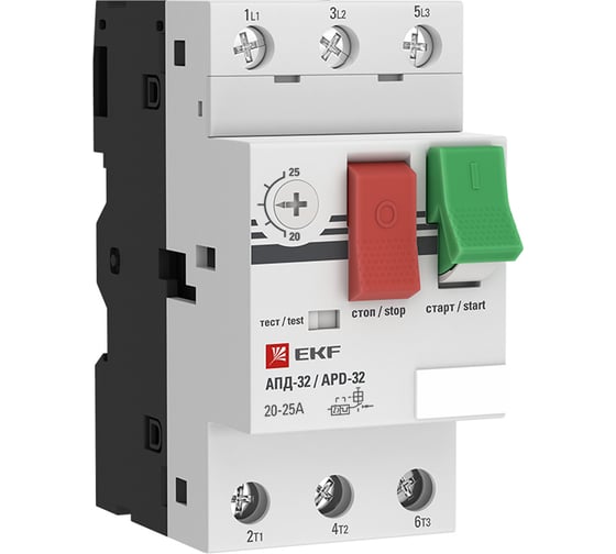 Изображение товара Автомат пуска двигателя EKF АПД-32, 20-25А apd2-20-25