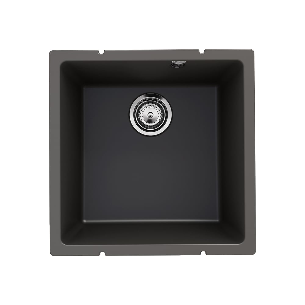 Изображение товара Кухонная мойка ULGRAN Quartz Under асфальт 400-09 квадратная для кухни