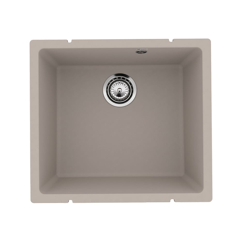 Изображение товара Кухонная мойка ULGRAN Quartz Under лен 450-02 с сифоном и матовой поверхностью