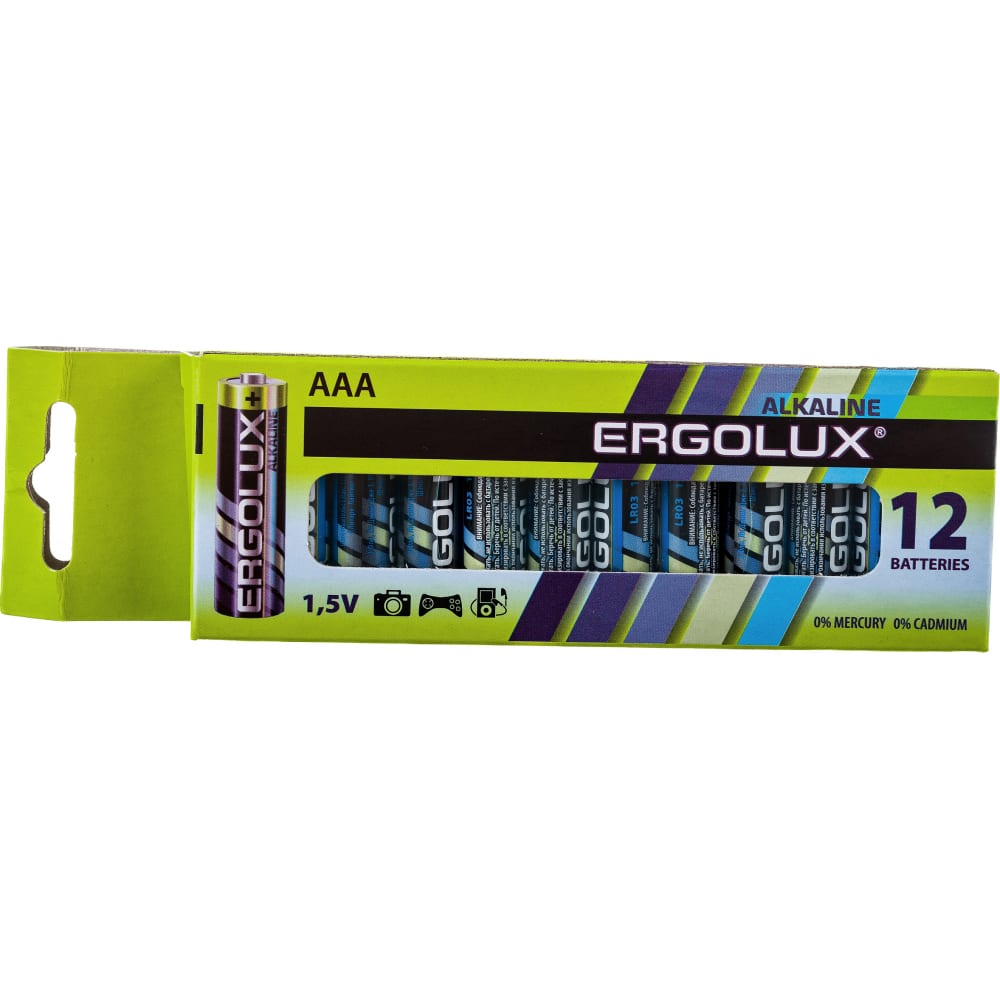 Батарейка Ergolux батарейка ergolux