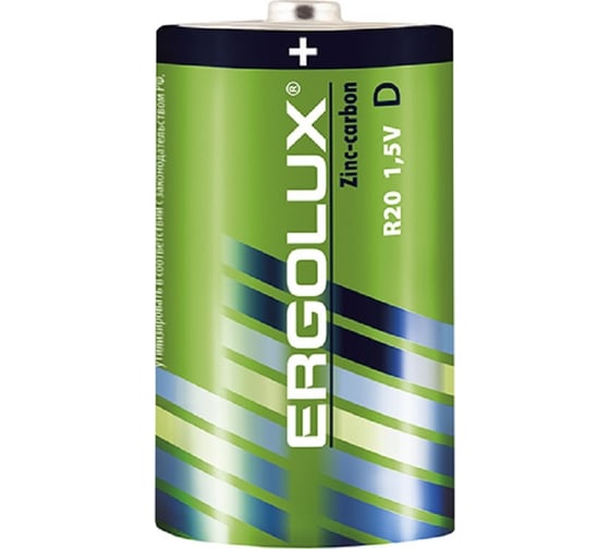 Изображение товара Батарейка Ergolux 1.5В, R20, SR2 12442