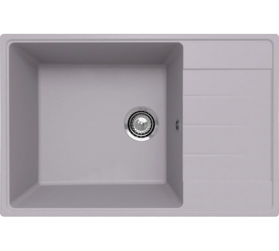 Изображение товара Кухонная мойка ULGRAN Quartz Prima платина 760-04