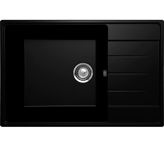Изображение товара Кухонная мойка ULGRAN Quartz Prima уголь 760-07