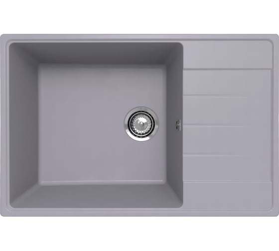 Изображение товара Кухонная мойка ULGRAN Quartz Prima бетон 760-05