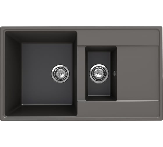 Изображение товара Кухонная мойка ULGRAN Quartz Prima асфальт 860 1,5 K-09