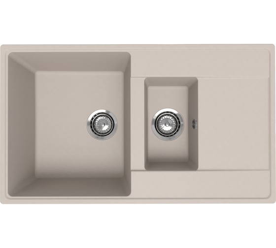 Изображение товара Кухонная мойка ULGRAN Quartz Prima лен 860 1,5 K-02