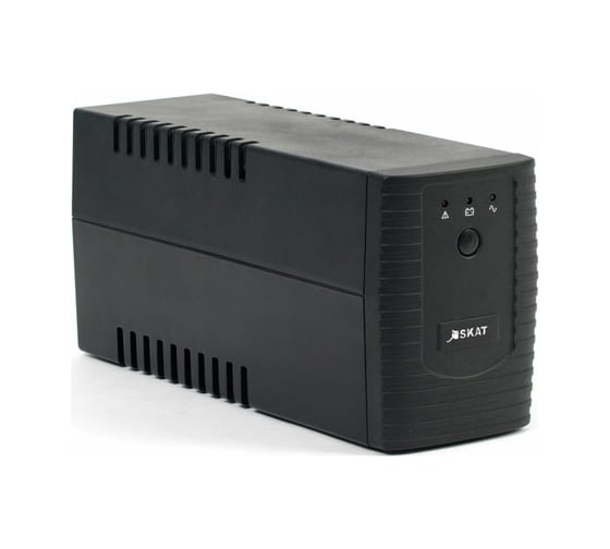 Изображение товара Источники бесперебойного питания SKAT UPS 800/400 ИБП 220В 480Вт 1 АКБ 9Ач внутр. меандр. стабилизация напряжения 454