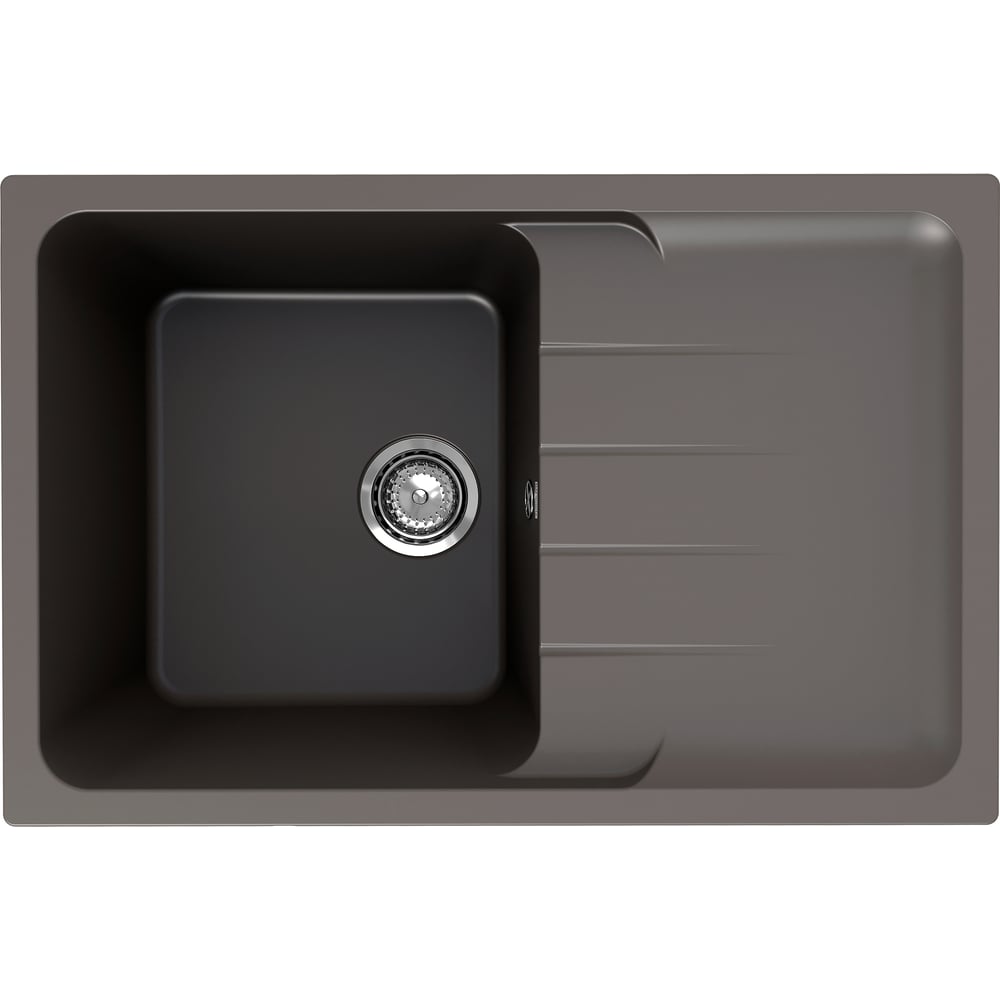 Изображение товара Кухонная мойка ULGRAN Quartz Gerda асфальт 780-09 врезная прямоугольная