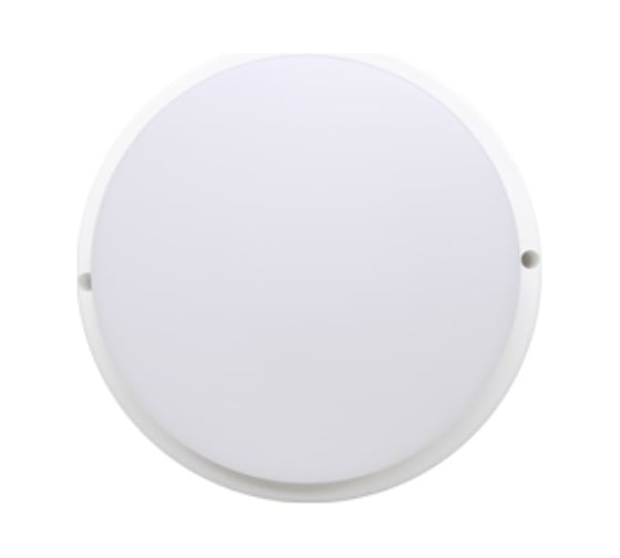 Изображение товара Светильник накладной Ecola LED ДПП с датчиком движения Круг IP65 матовый белый 24W 220V 6500K 210x45 DMRD24ELC