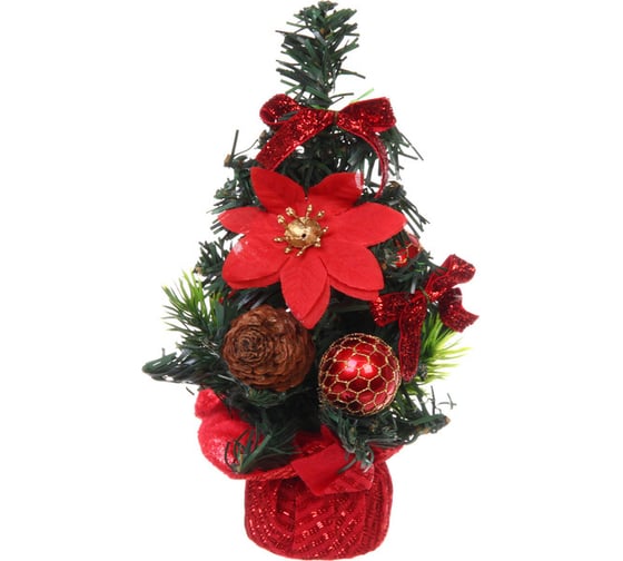 Изображение товара Елка декоративная Серпантин "Зимний сад" 20 см 201-3744