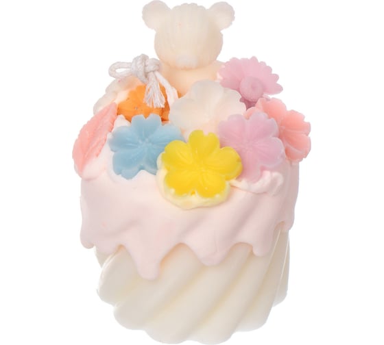 Изображение товара Свеча Серпантин Цветочная сладость 12,5x7 см 300 гр, упаковка 8x8x14 см 114-075