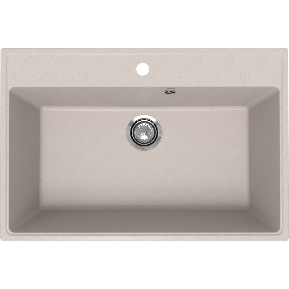 Изображение товара Кухонная мойка ULGRAN Quartz Forte песок 760x510 мм врезная прямоугольная