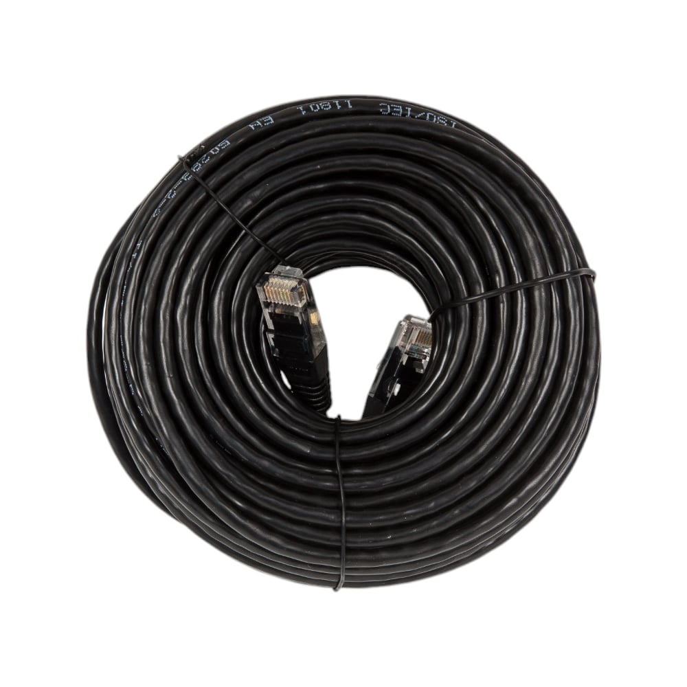Изображение товара Патч-корд RJ45 RJ45 15м категория 5е UTP черный TWT-45-45-15-BK