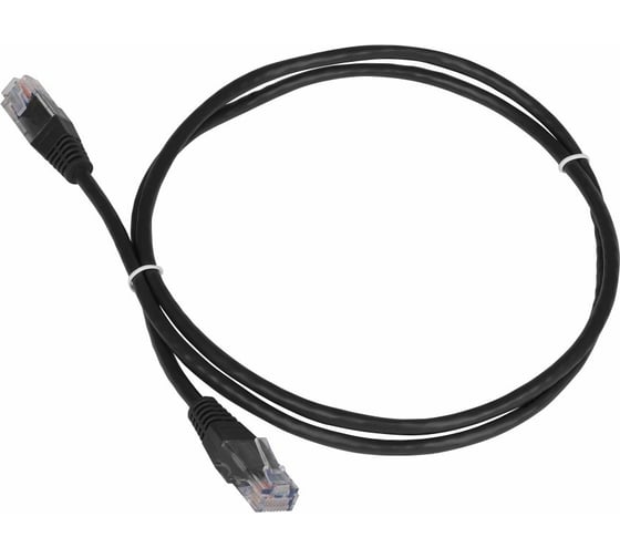 Изображение товара Патч-корд RJ45 - RJ45, 4 пары, UTP, категория 5е, 7 м, черный TWT-45-45-7.0-BK