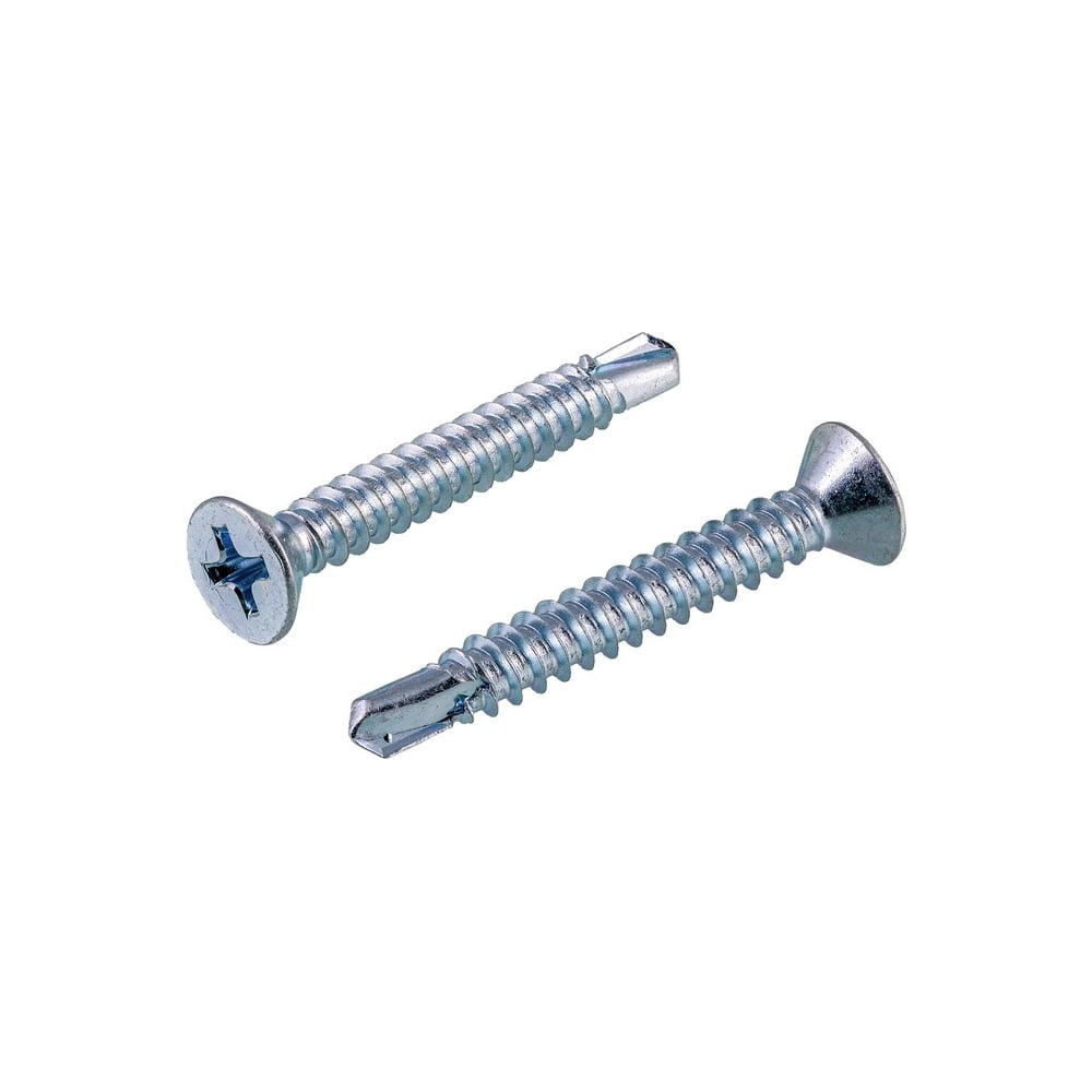 Изображение товара Саморез КВАДРА DIN 7504 P 4.2x50 оцинкованный 100 шт