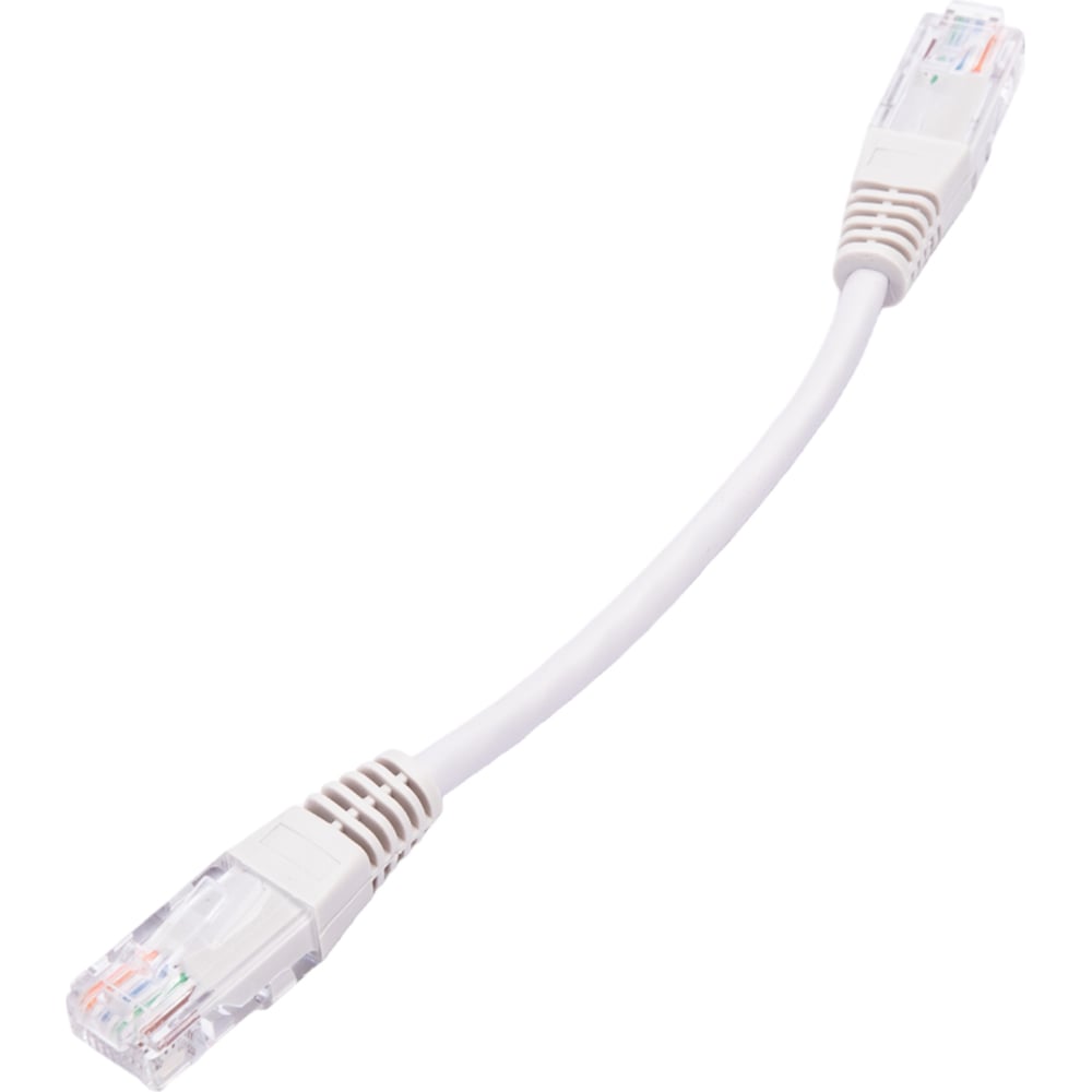 Изображение товара Патч-корд RJ45 RJ45 4 пары UTP категория 5е 0.15 м серый TWT-45-45-0.15-GY