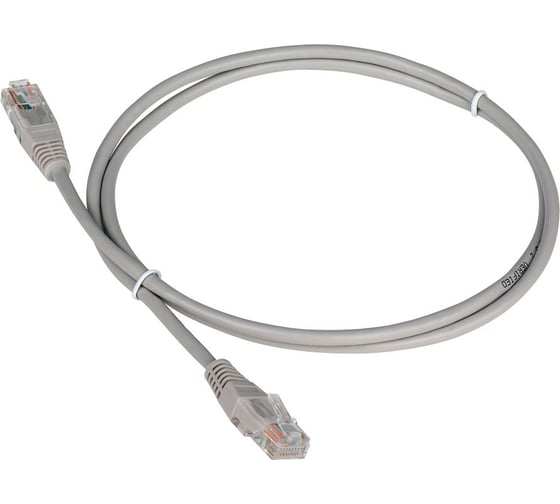 Изображение товара Патч-корд RJ45 - RJ45, 4 пары, UTP, категория 5е, 15 м, серый, TWT-45-45-15-GY