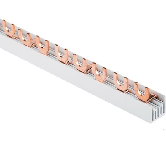 Изображение товара Соединительная шина EKF типа FORK для 3-фазной нагрузки, 63А, 54 модуля PROxima fork-03-63