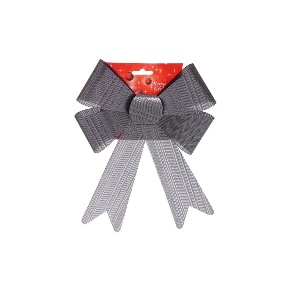 Изображение товара Бант на ёлку Серпантин Элегант 23х29 см Черная ночь