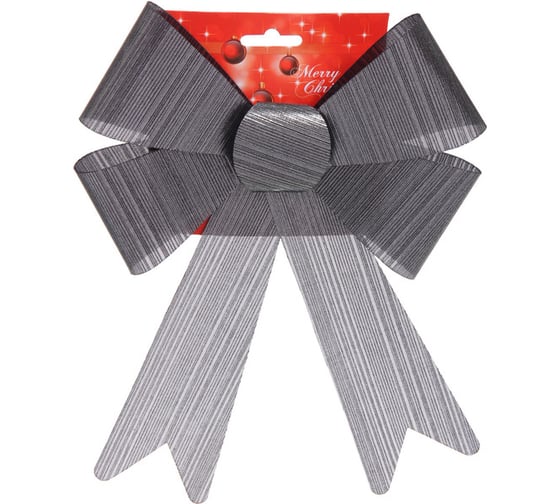 Изображение товара Бант на ёлку Серпантин "Элегант" 23х29 см, Черная ночь 185-0711