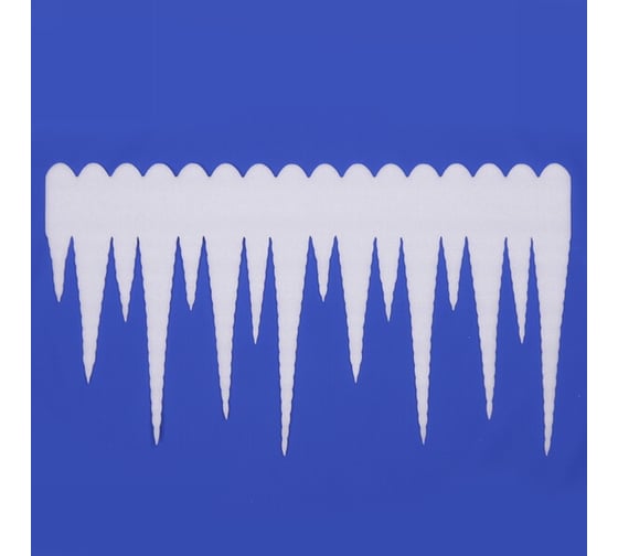 Изображение товара Украшение новогоднее Серпантин "Сосульки" 61х34 см 201-2252