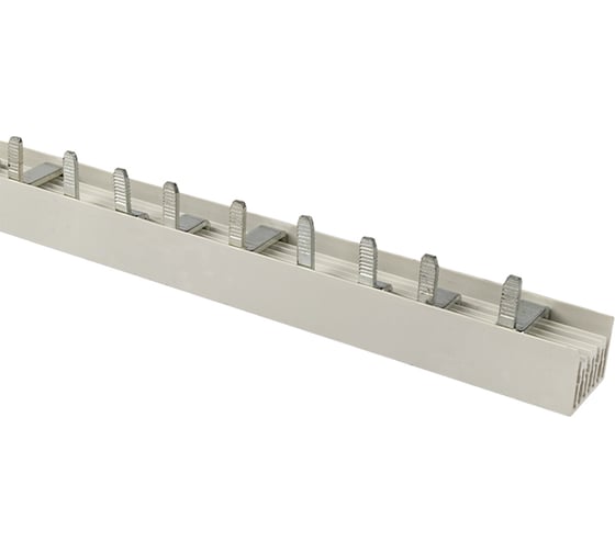 Изображение товара Соединительная шина EKF типа PIN(штырь), 4 фазы, 100А, 1м pin-04-100