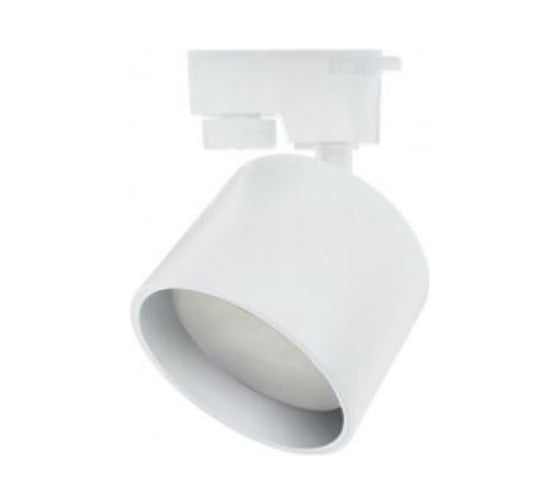Изображение товара Светильник трековый Ecola TRS3 GX53 c внутренним кольцом Белый 83x60x140 TRS03WECT
