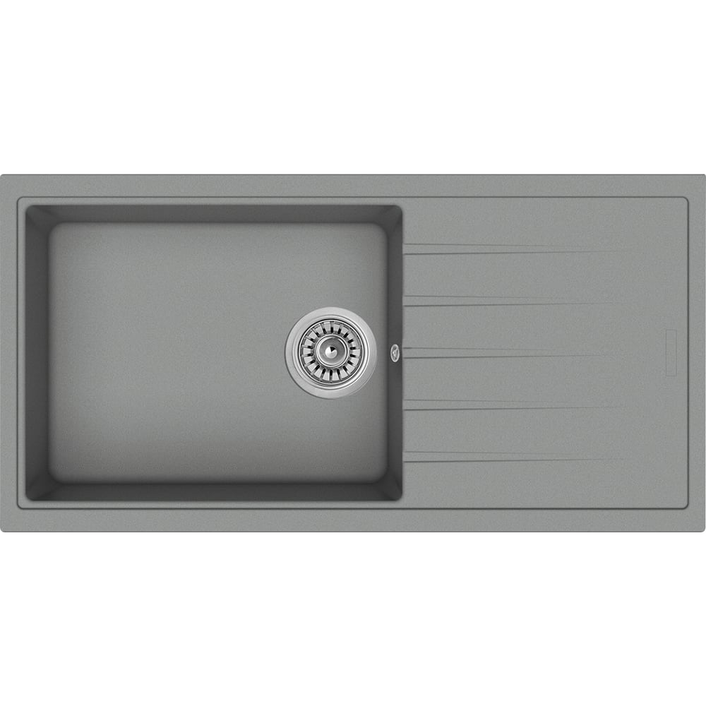 Изображение товара Мойка кухонная LONGRAN Ultra Croma ULS914.457 - 49, врезная из искусственного гранита