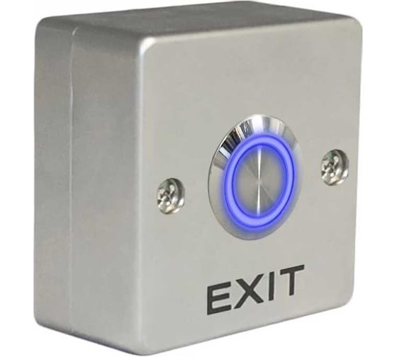 Изображение товара Кнопка выхода накладная, металическая, с подсветкой Tantos TS-CLACK light 00-00018695