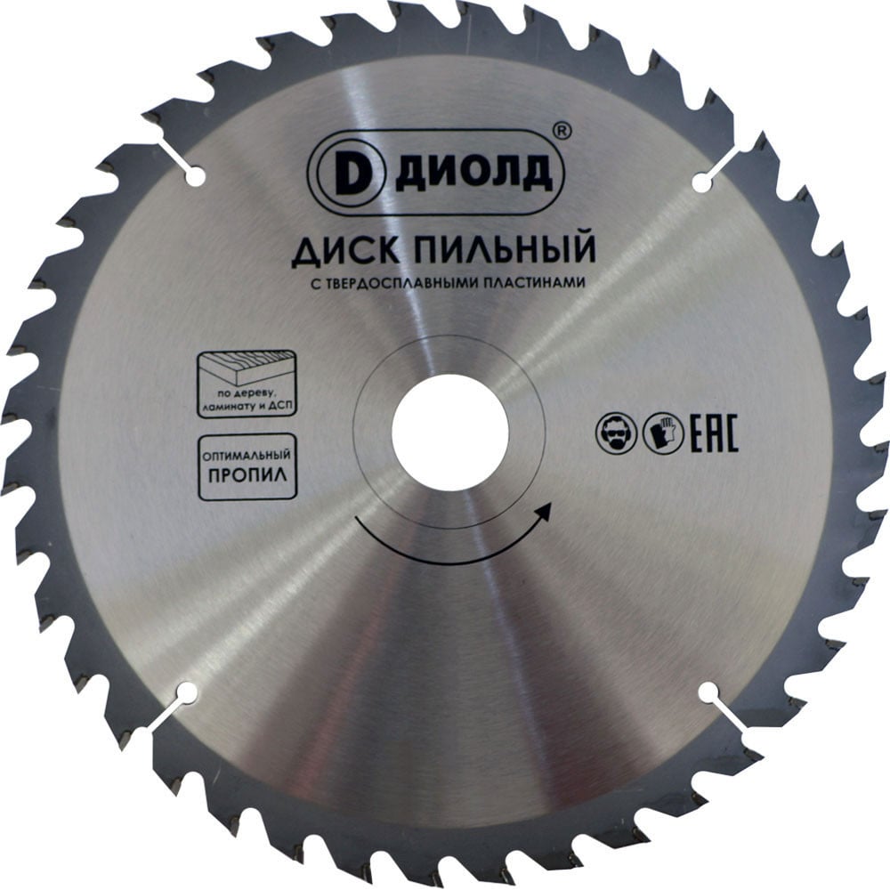 Изображение товара Пильный диск по дереву ДИОЛД 90061028 190х30 мм 40T