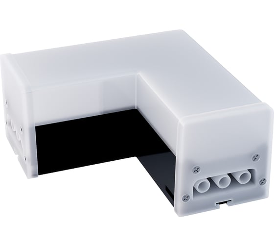 Изображение товара Светильник-коннектор светодиодный Apeyron L-образный 8Вт, 800лм, 4000К, IP40, чёрный, 116,5x116,5x55мм, поликарбонат 30-17