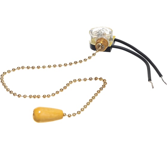 Изображение товара Выключатель с цепочкой для бра DORI gold 40651