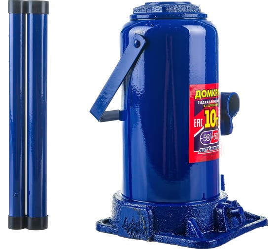 Изображение товара Домкрат АВТОМАГНАТ TUV 2 АМ 10 т, двухштоковый AM-13-K2-005