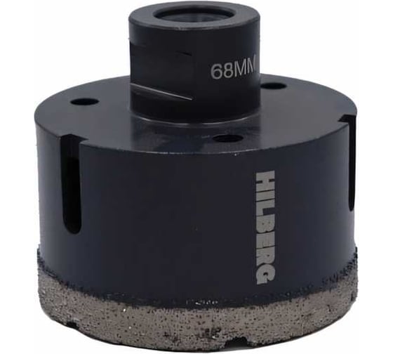 Изображение товара Коронка алмазная по керамике и керамограниту Super Hard (68 мм; M14) Hilberg HH668