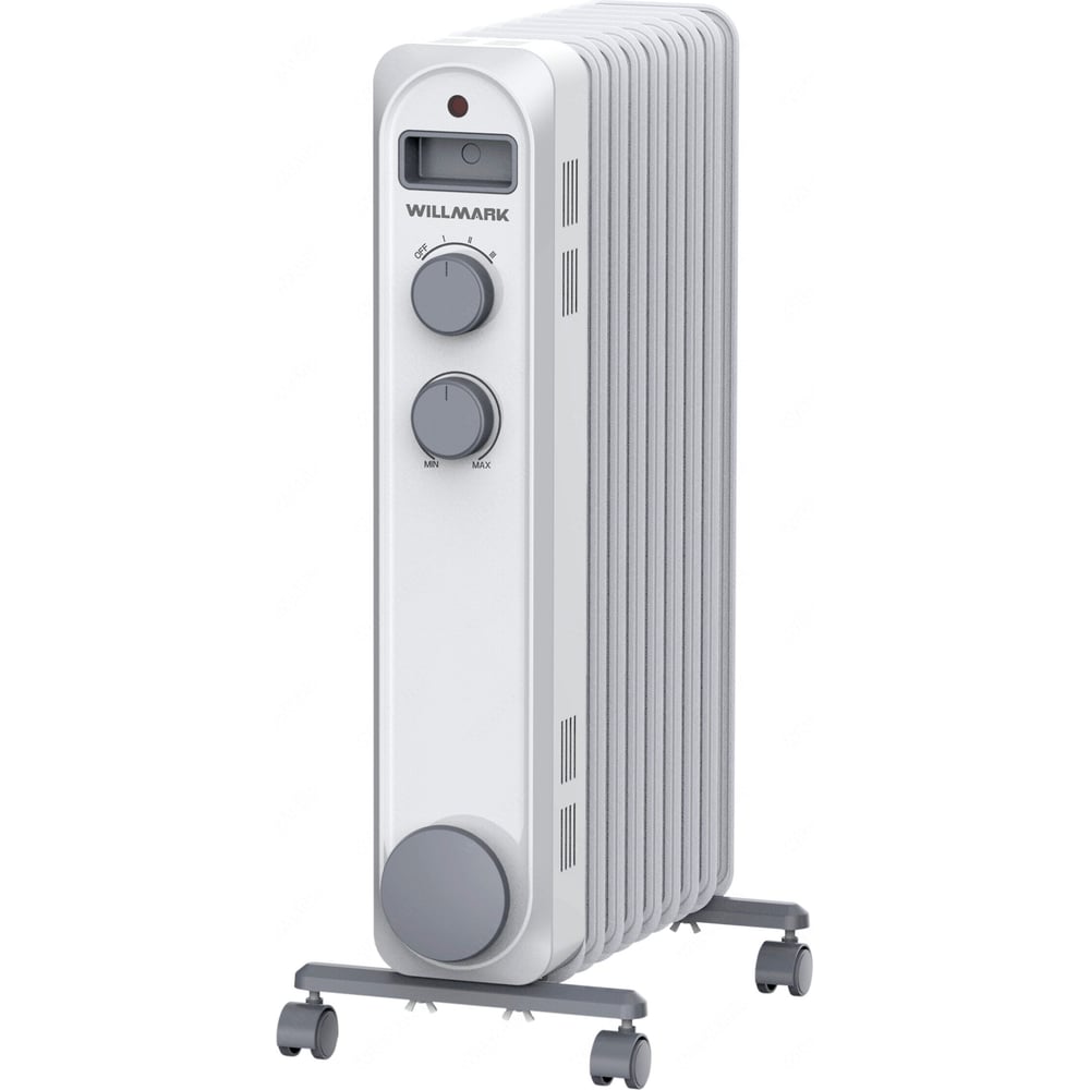 Изображение товара Масляный обогреватель WILLMARK WOR-2409 3000287 26 м² мощностью 2 кВт белый