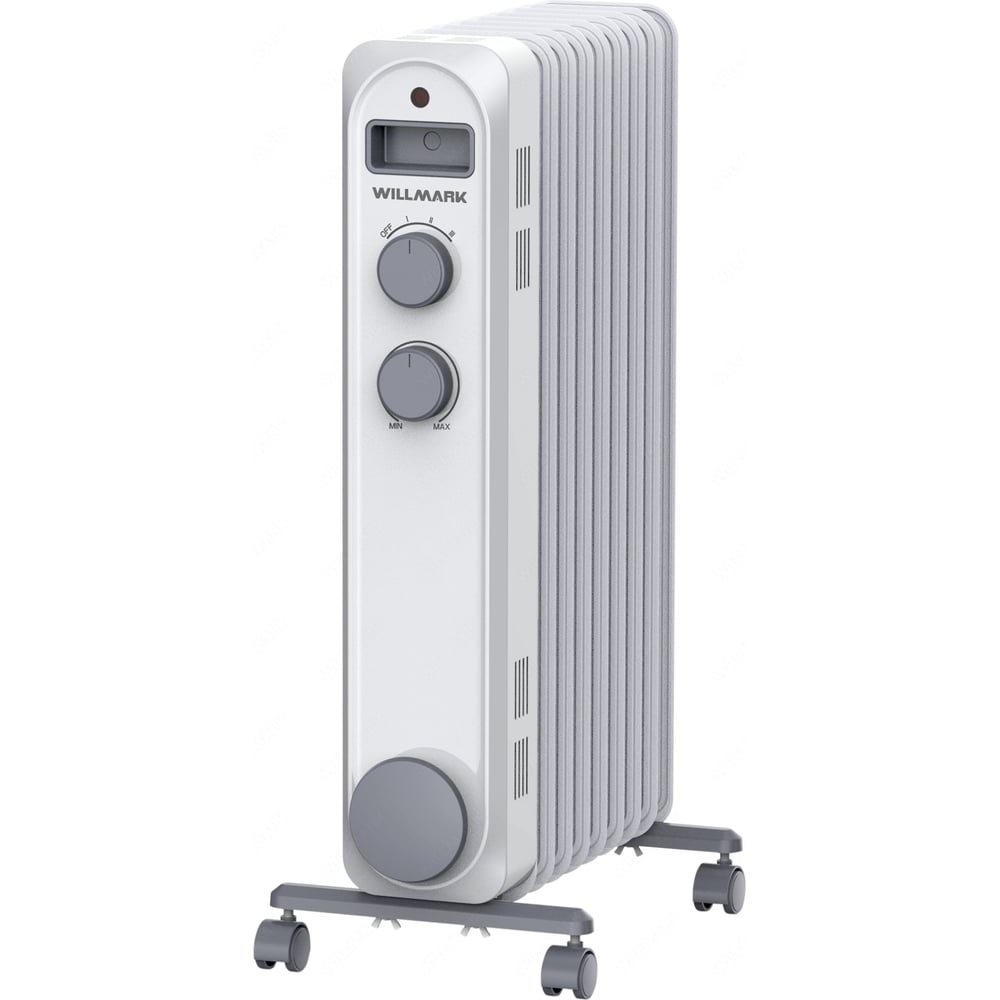 Изображение товара Масляный обогреватель WILLMARK WOR-2409 3000287 26 м² мощностью 2 кВт белый