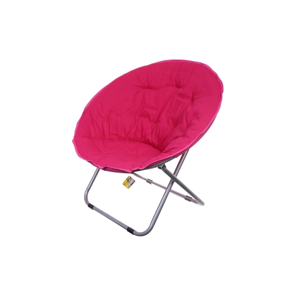 Изображение товара Складное кресло Добросад Луна 75x60x75 см розовое для отдыха и путешествий