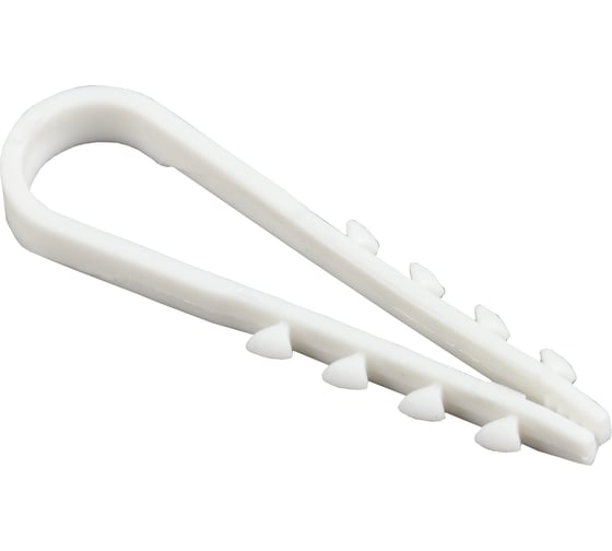 Изображение товара Дюбель-хомут IEK 5-10 мм d=5мм нейл. бел. уп.100 шт ИЭК UHH35-5-10-100