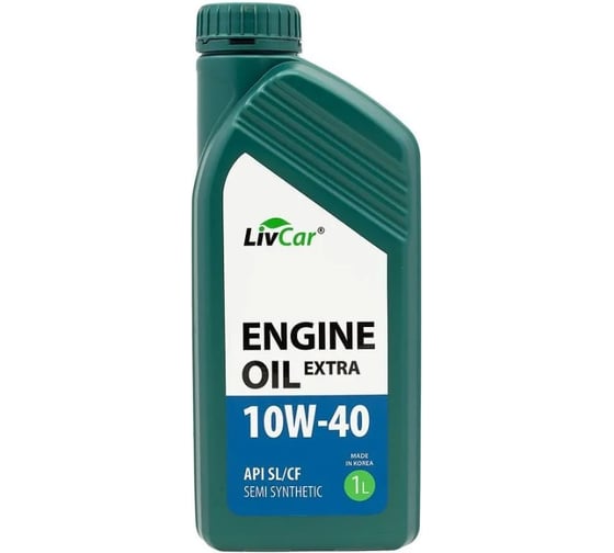Изображение товара Масло моторное LIVCAR 10W-40 Engine Oil EXTRA 10W-40 API SL/CF 1л LC2611040-001