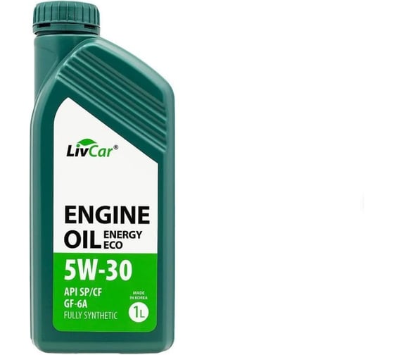 Изображение товара Масло моторное LIVCAR 5W-30 Engine Oil ENERGY ECO 5W-30 API SP/CF/GF-6A 1л LC1550530-001