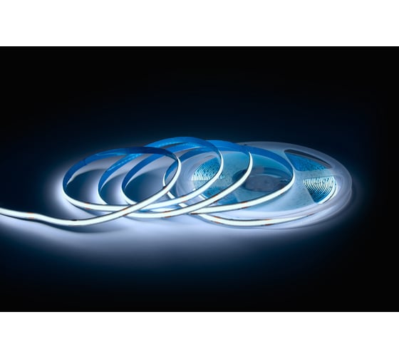 Изображение товара Светодиодная лента Apeyron 24В, 12Вт/м, COB, 320д/м, IP20, 1000Лм/м, подложка 8мм, 10м. 6500К 00-386