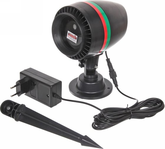 Изображение товара Световой прибор Серпантин Лазер, 1 картинка, корпус пластик (220V) 204-817